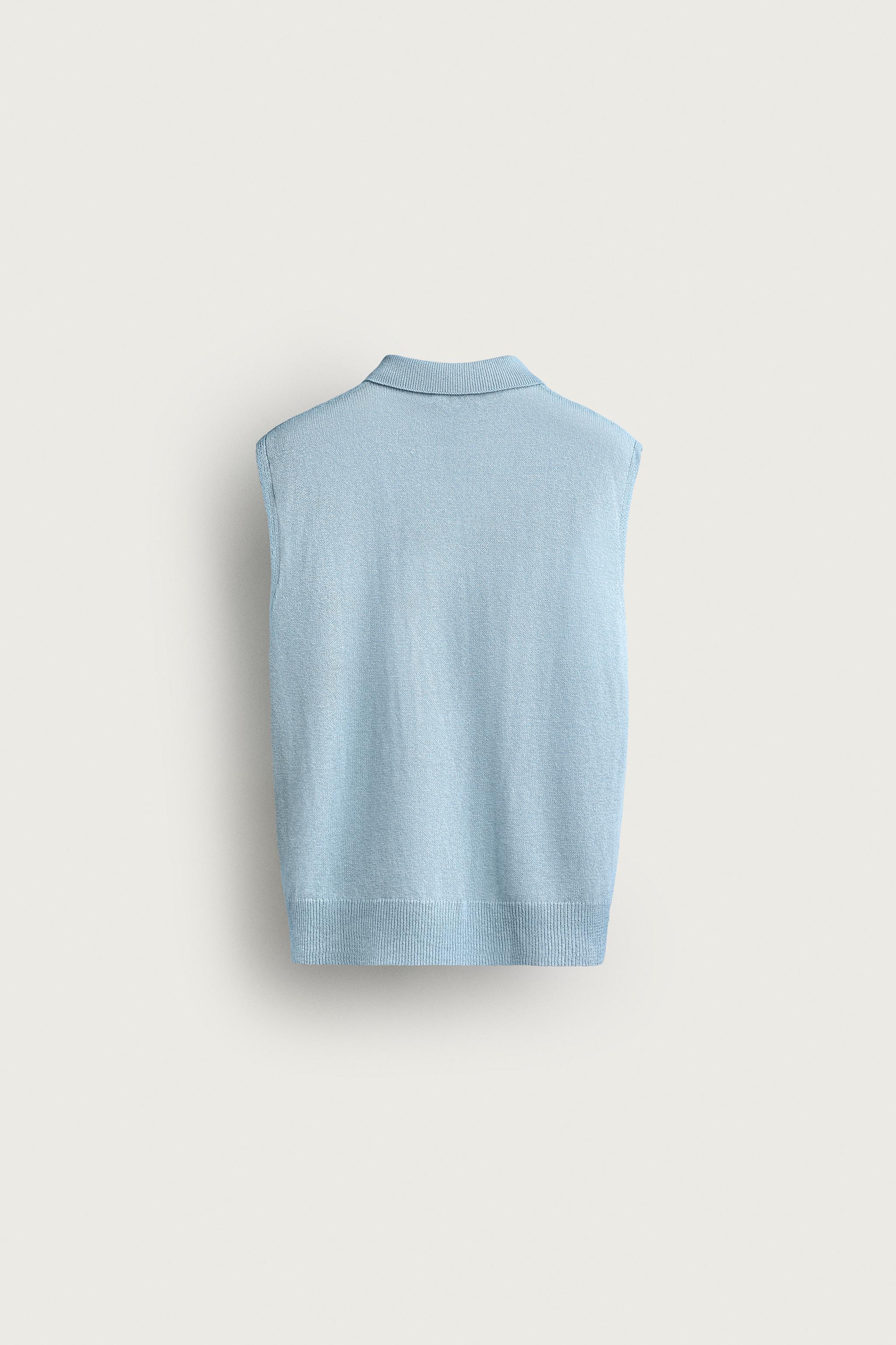 GILET EN MAILLE STRUCTURÉ